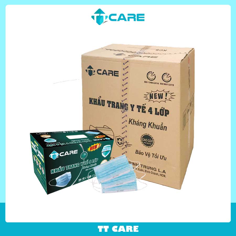 Thùng khẩu trang y tế tt care 50 hộp