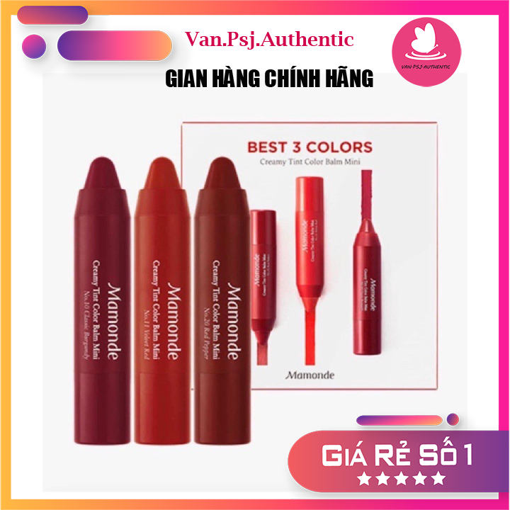 Set mamonde creamy tint color balm mini