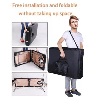 Giường Xếp Vali tiện dụng Phun Xăm Chân Inox - Spa, Nối Mi, Phun Xăm, Tatoo, Massage gấp gọn