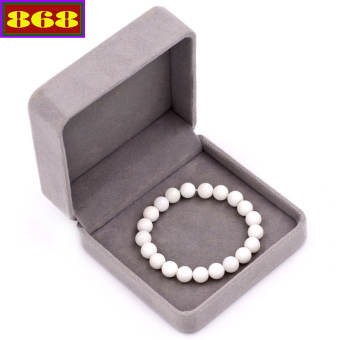 Chuỗi tay đá san hô trắng 8 ly kèm hộp nhung - Vòng chuỗi phong thủy - Mệnh Kim, Thủy
