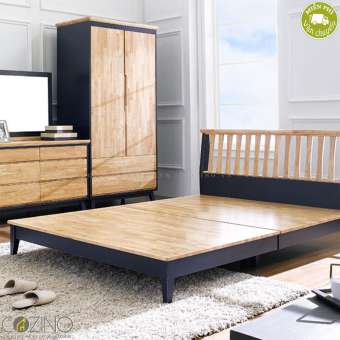 Giường đơn Lantana gỗ sồi 1m2