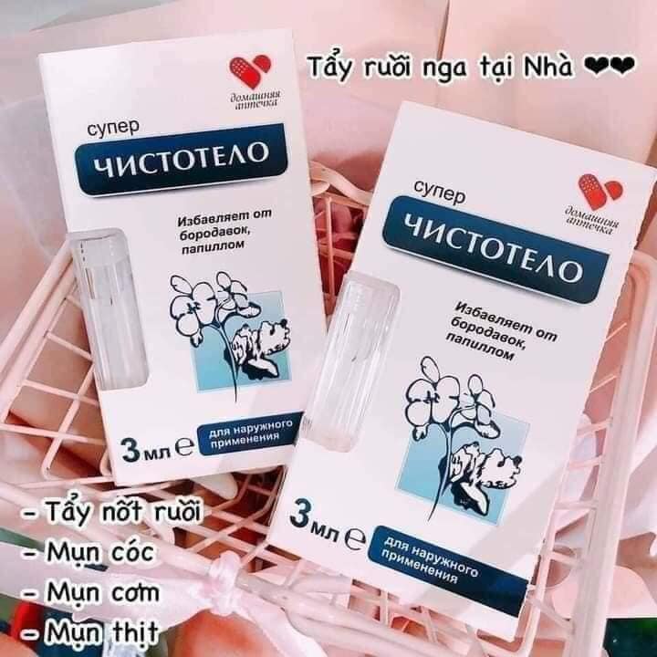 Gel dvelinil tẩy nốt ruồi , mụn cóc, mụn thịt chính hãng của nga