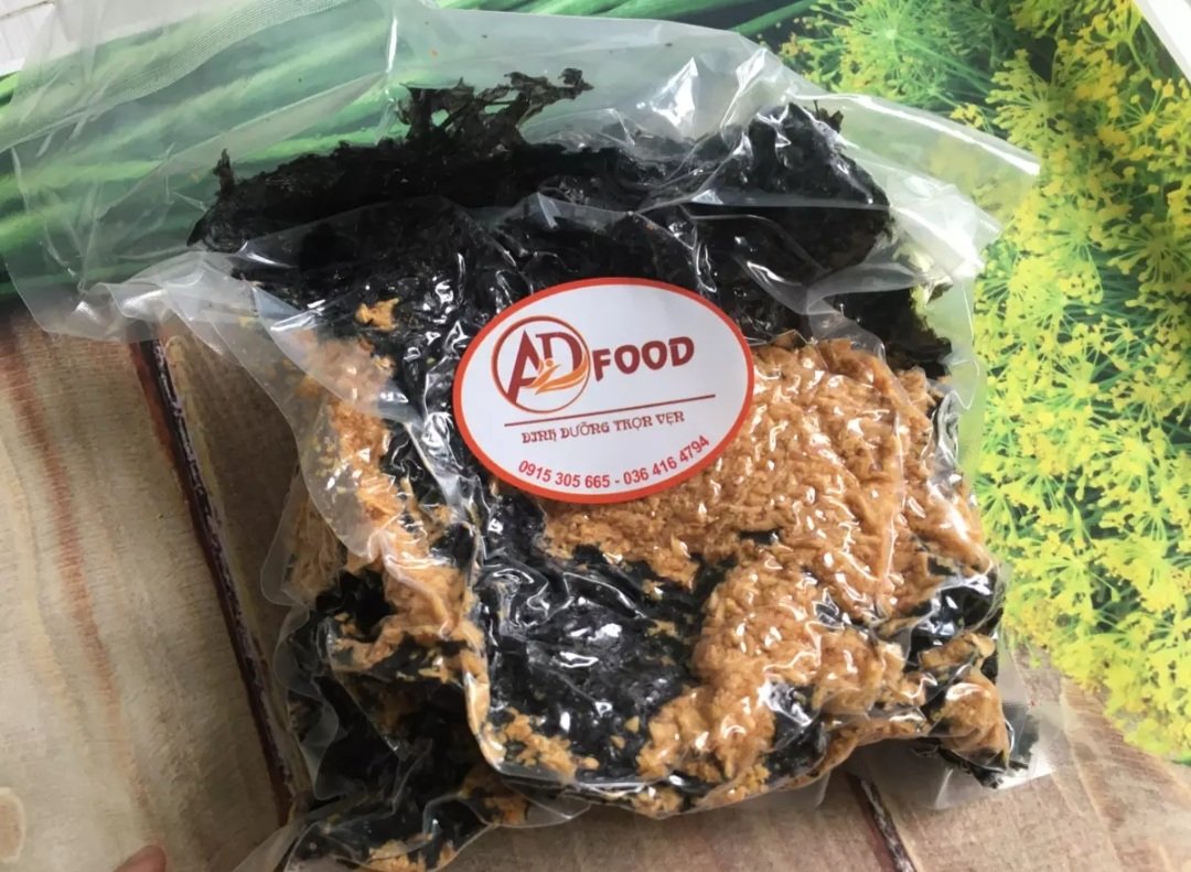 Rong biển cháy tỏi thơm ngon nhà làm 500g