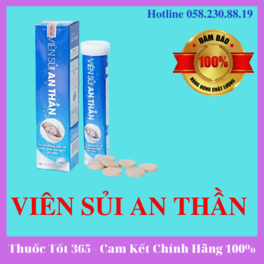 Viên Sủi An Thần - Hỗ Trợ Dưỡng Tâm, An Thần, Ngủ ngon - Hộp 20 viên - TT1