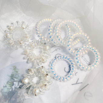 Dây cột tóc lò xo hologram siêu xinh