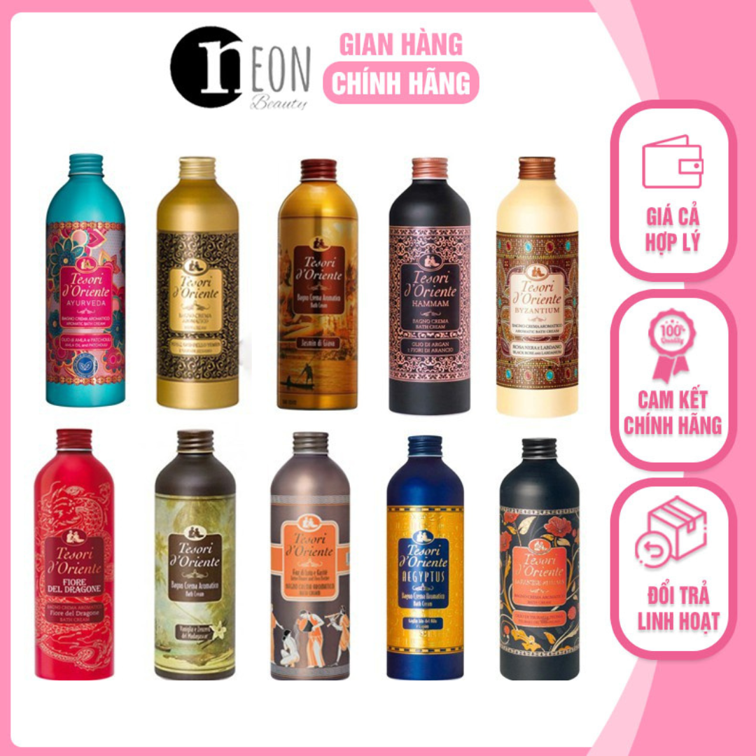 Sữa tắm nước hoa ý tesori d'oriente chính hãng - sữa tắm xích dưỡng ẩm,t116 sữa tắm lưu hương, sữa tắm trắng da - neon beauty