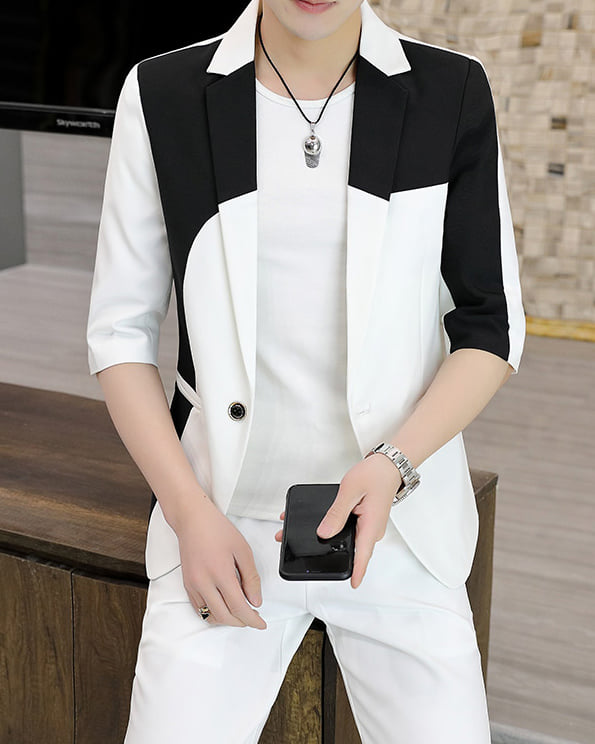 Áo vest, áo vest nam tay lửng phối màu phong cách sang trọng độc đáo quý phái sang trọng chuẩn đẹp hàng thiết kế may - Mã -  N30