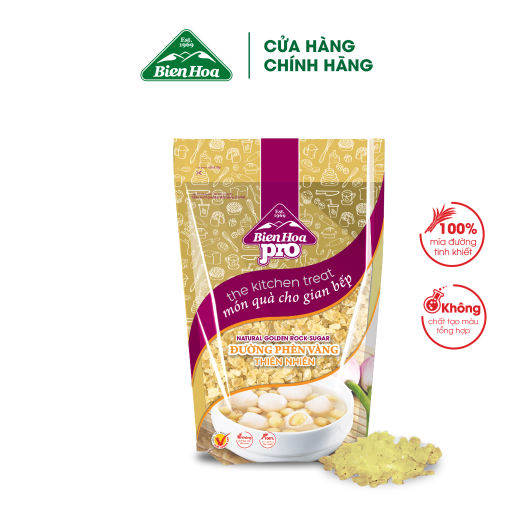 Đường Phèn Vàng Thiên Nhiên Biên Hòa 500g/túi