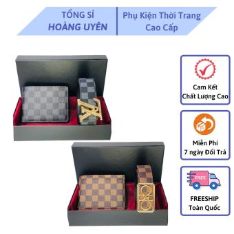 Combo thắt lưng nam và ví da [ HÀNG CAO CẤP ] dây lưng và ví nam Caro chất da PU thời trang bền đẹp thể hiện cá tính, dây lưng nam, thắt lưng nam, dây nịt bụng nam, thắt lưng da, dây lưng da