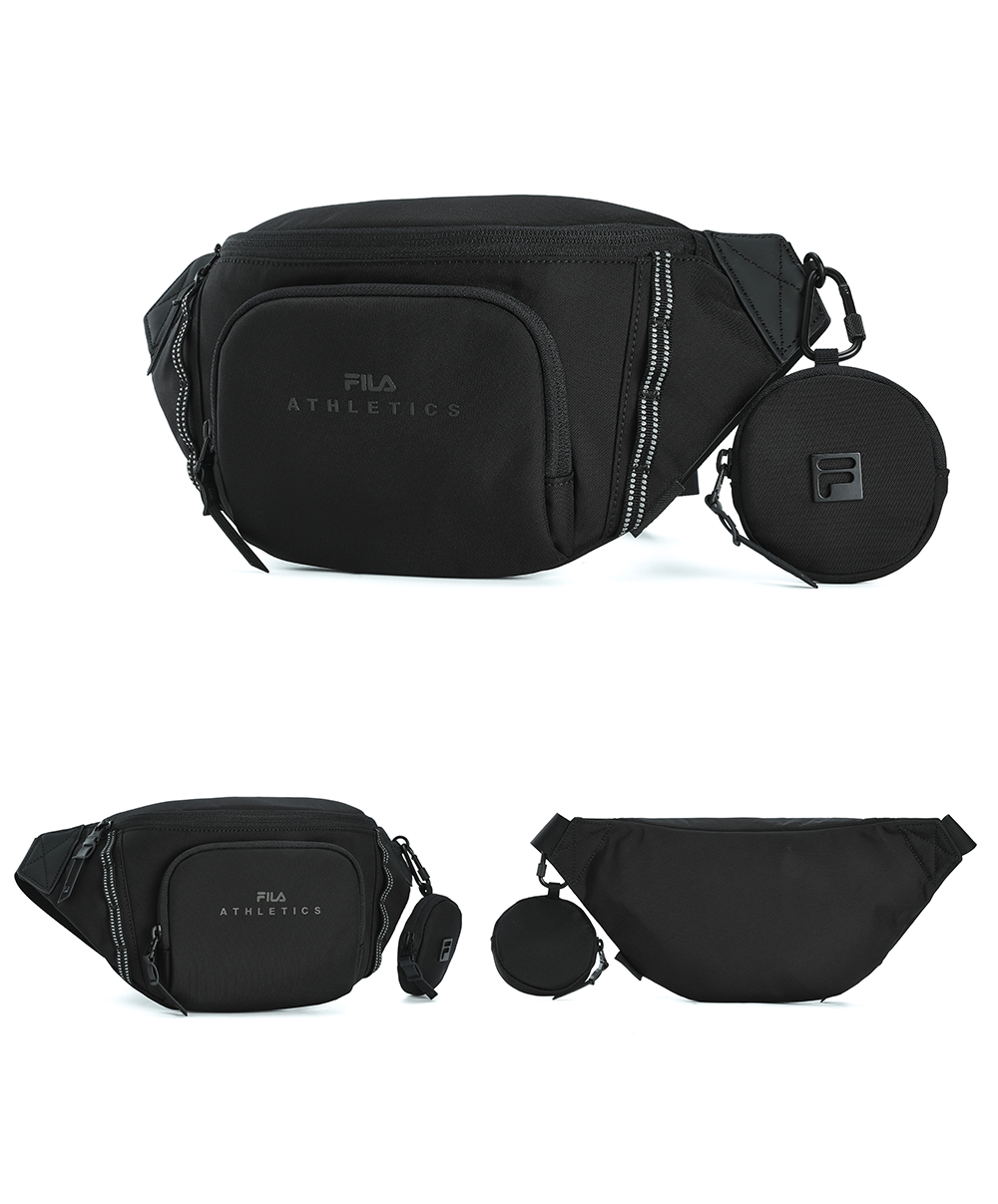 FILA CORE ATHLETICS FITNESS Men Waist Bag Black