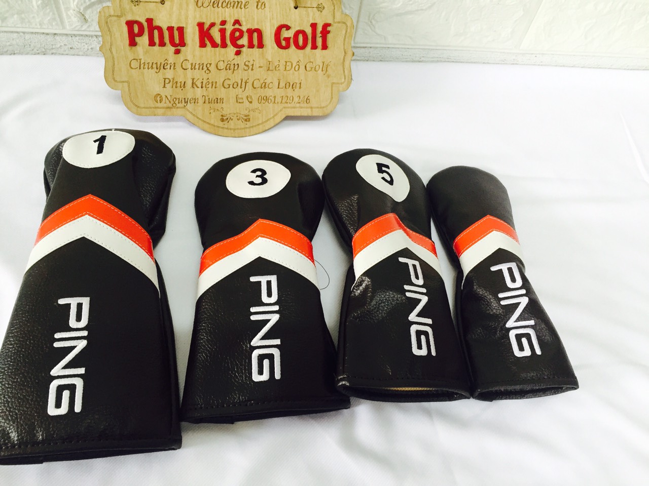 cover gậy golf-cover driver PING golf- cover đầu gậy golf- bọc đầu gậy golf