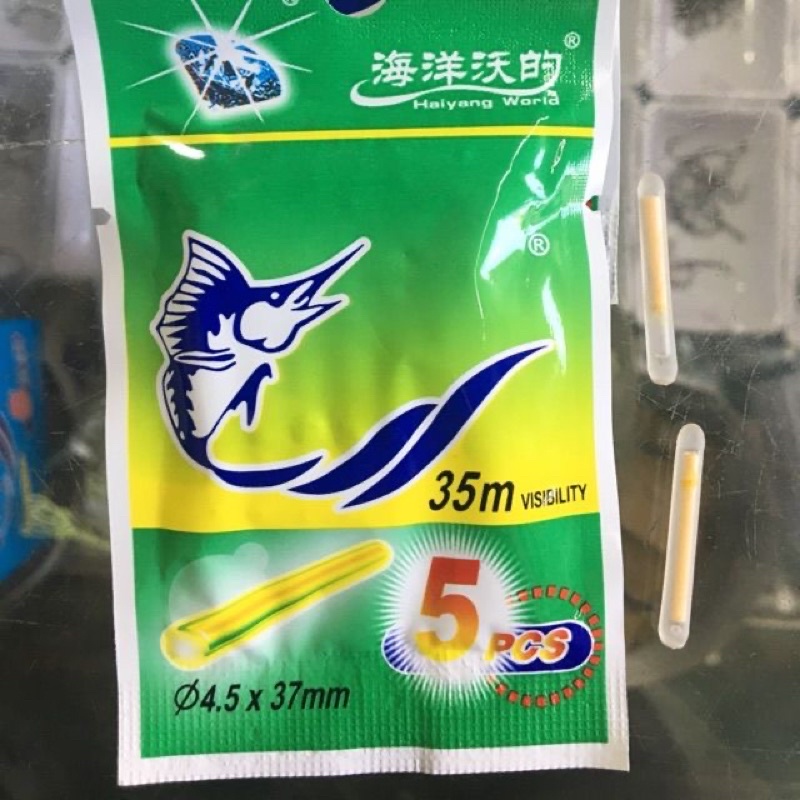 Combo 3 gói phao đèn câu đêm 1 gói 5 cái