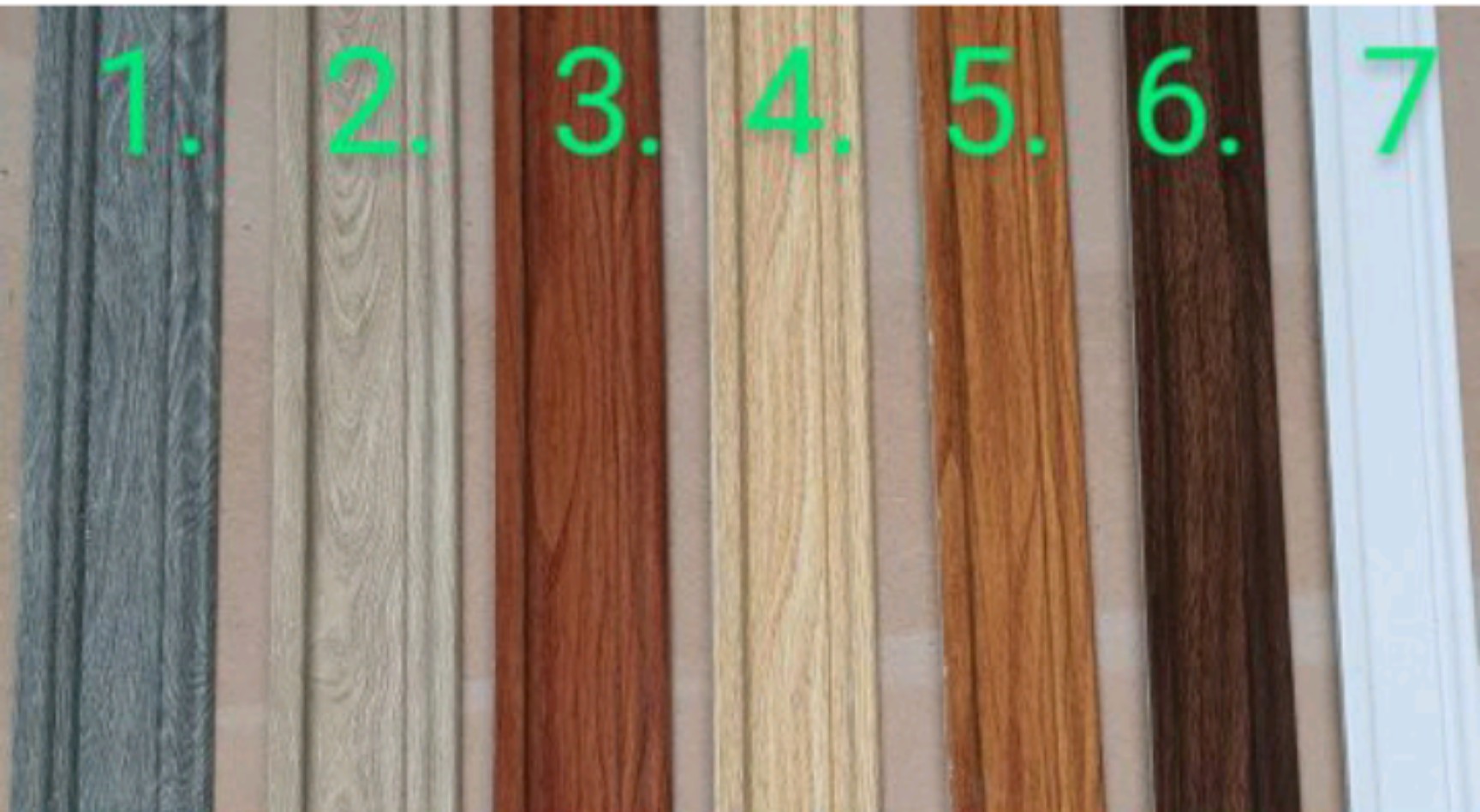 Phào Làm Đẹp Chân Tường Phòng Lát Sàn Gỗ Sàn Nhựa Sàn Gạch Giả Gỗ...Chất Liệu Nhựa Kháng Nước Bền Bỉ