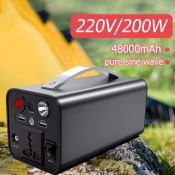 Portable Solar Generator for Home and Outdoor Power Supply