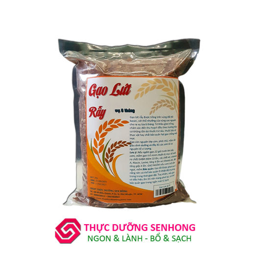 Gạo lứt rẫy vụ 6 tháng (2kg) gạo lứt đỏ siêu sạch, siêu ngon