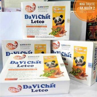 Siro ĐA VI CHẤT LETCO - Giúp bé ăn ngủ ngon, tăng cường miễn dịch (Hộp 24 gói)