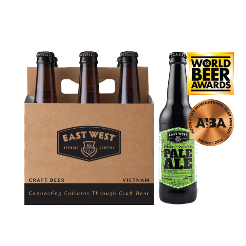 Bia thủ công - east west pale ale - pack 6 chai 330ml