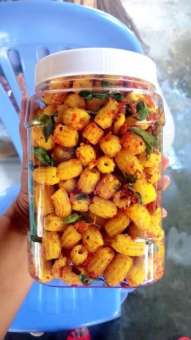 Nui chiên tỏi ớt hộp 180gram