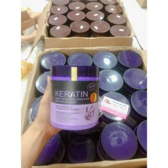 DẦU HẤP Ủ TÓC KERATIN màu tím HÀN QUỐC 1000ML