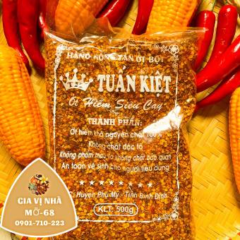 BỘT ỚT CÒN HẠT  TUẤN KIỆT 500GR