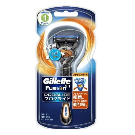 Bộ Dao Cạo Râu Và 7 Lưỡi Dao Cạo Gillette Fusion Proglide - Nhật Bản