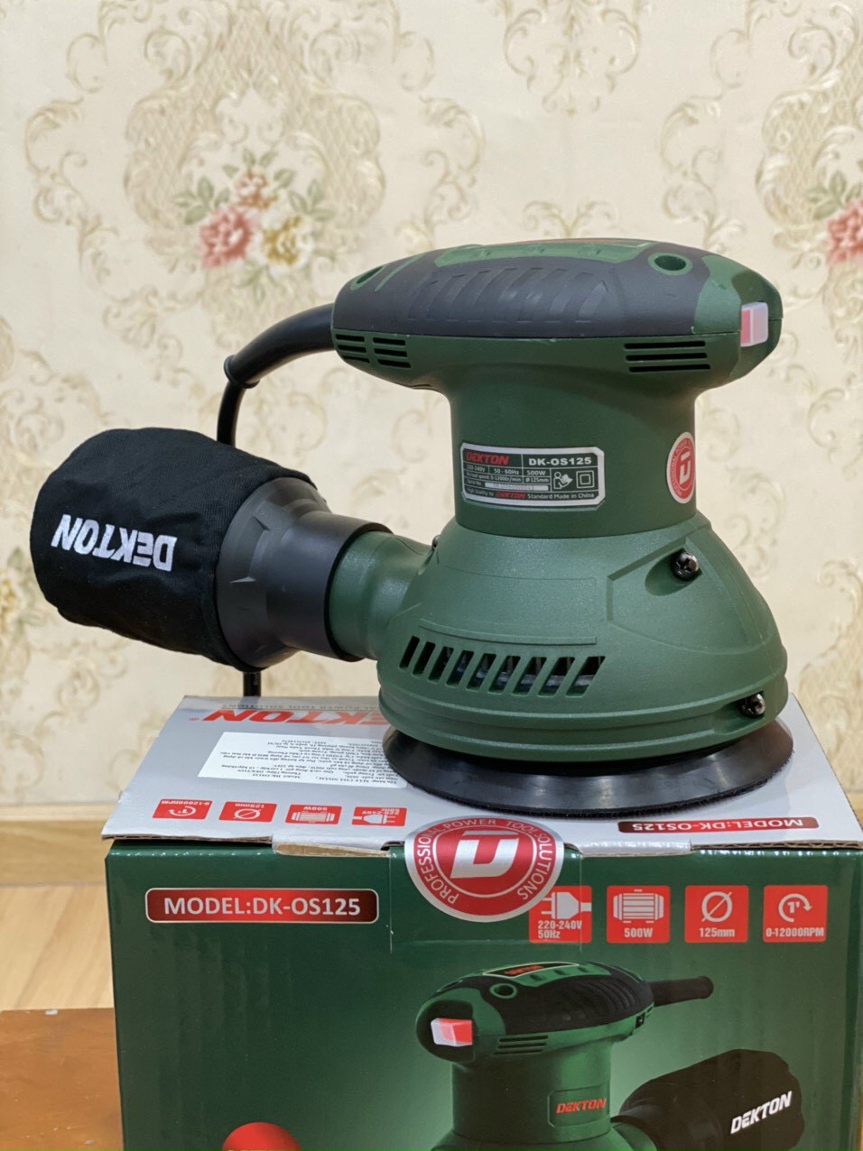 Máy Chà Nhám Tròn 450W Dekton DK-OS125