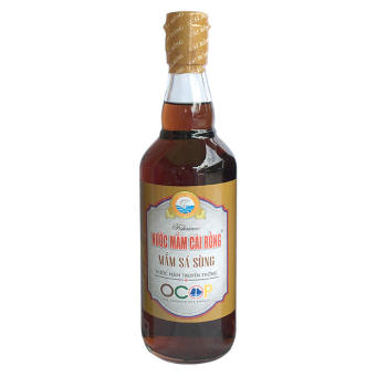 Nước mắm Sá Sùng Cái Rồng Vân Đồn 35N độ đạm tự nhiên - Chai 500ml