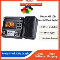 [Fast Shipping] Mooer Ge100 Guitar Effects Pedal Multi-effect 180s Loop Recording 66 Effect Types 10 Rhythms And 1-Month Local Warranty