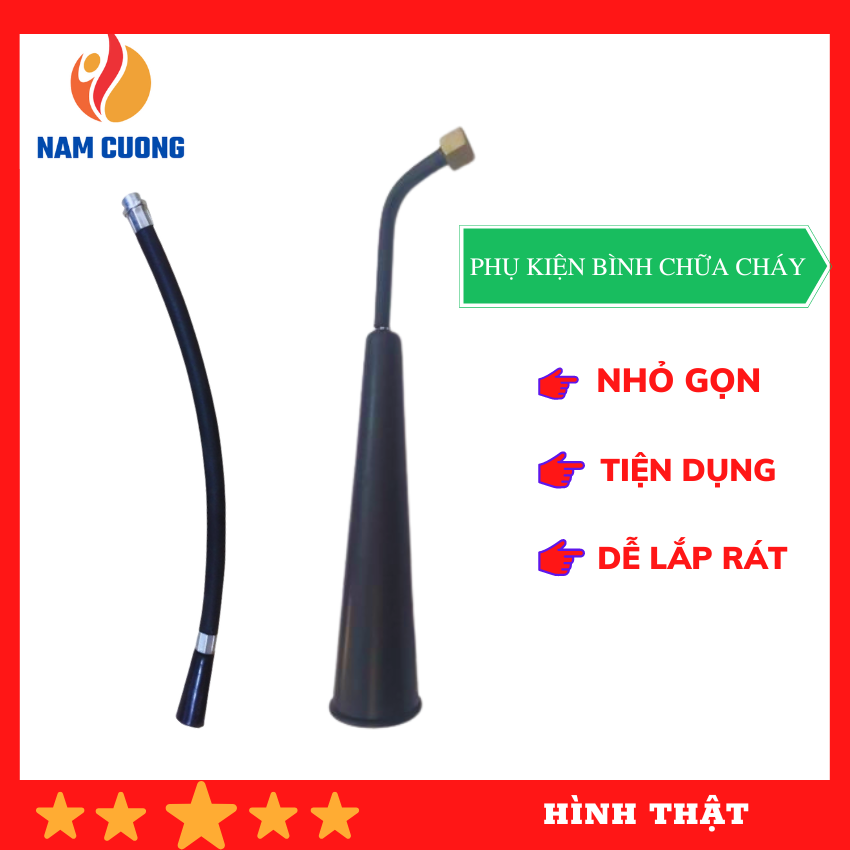 Dây loa phun bình chữa cháy 4kg, 8kg, bình MT3, MT5 phụ kiện bình chữa cháy nhỏ gọn dễ lắp ráp
