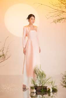 Áo Dài Oanh Đào - EDINI - A1484