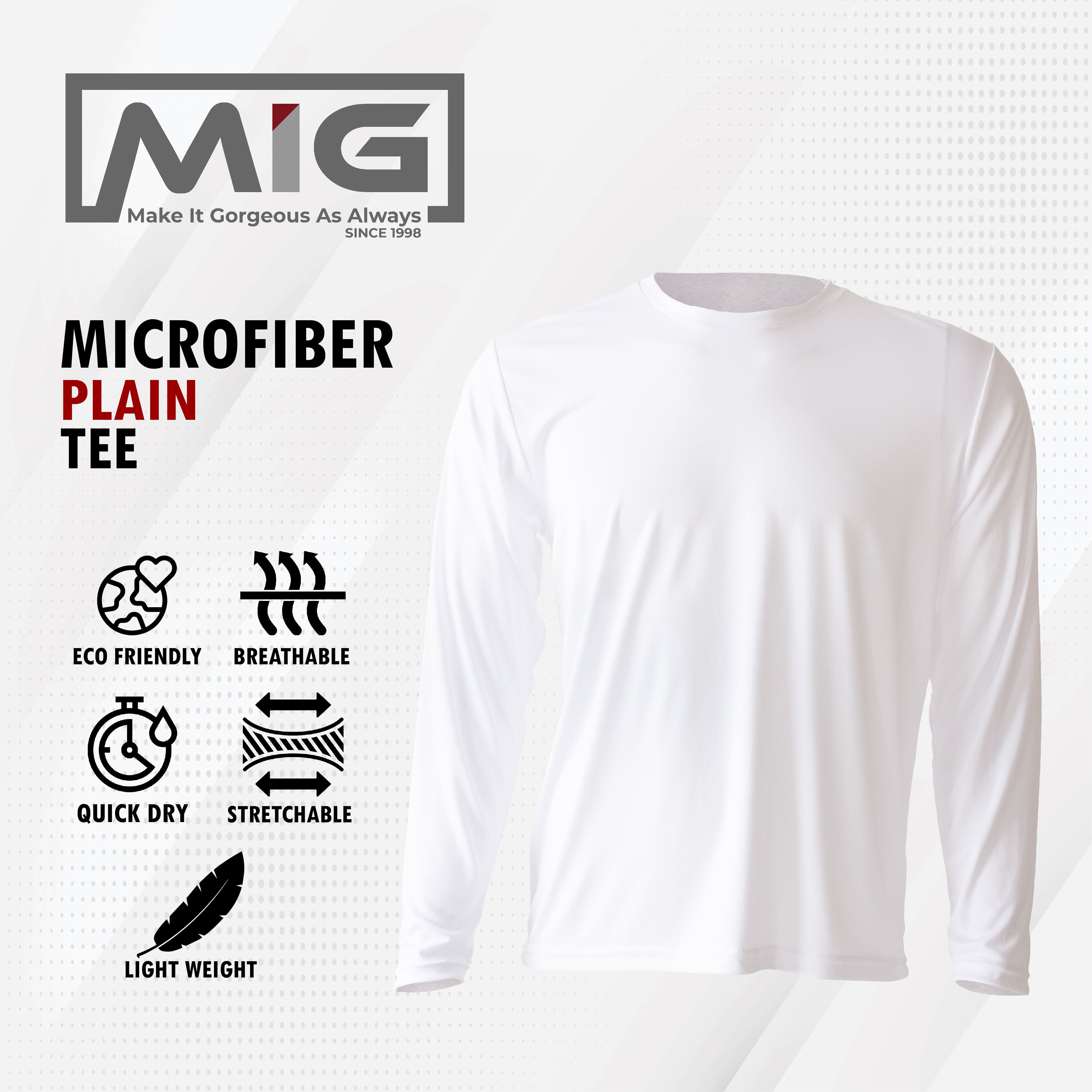 long sleeve white tee shirt mens