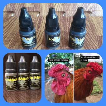 Topmaxx [ combo 3 chai x 10ml ] - thuốc nuôi cao cấp cho gà đá ] --THUỐC NUÔI NHANH GOM TAY -- CỰ MANH -- HIẾU CHIẾN