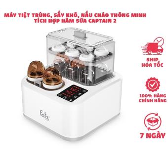 Máy tiệt trùng sấy khô, nấu cháo chậm, hâm sữa thức ăn Fatz Fatzbaby FB4315SL - Captain 2 NAM0