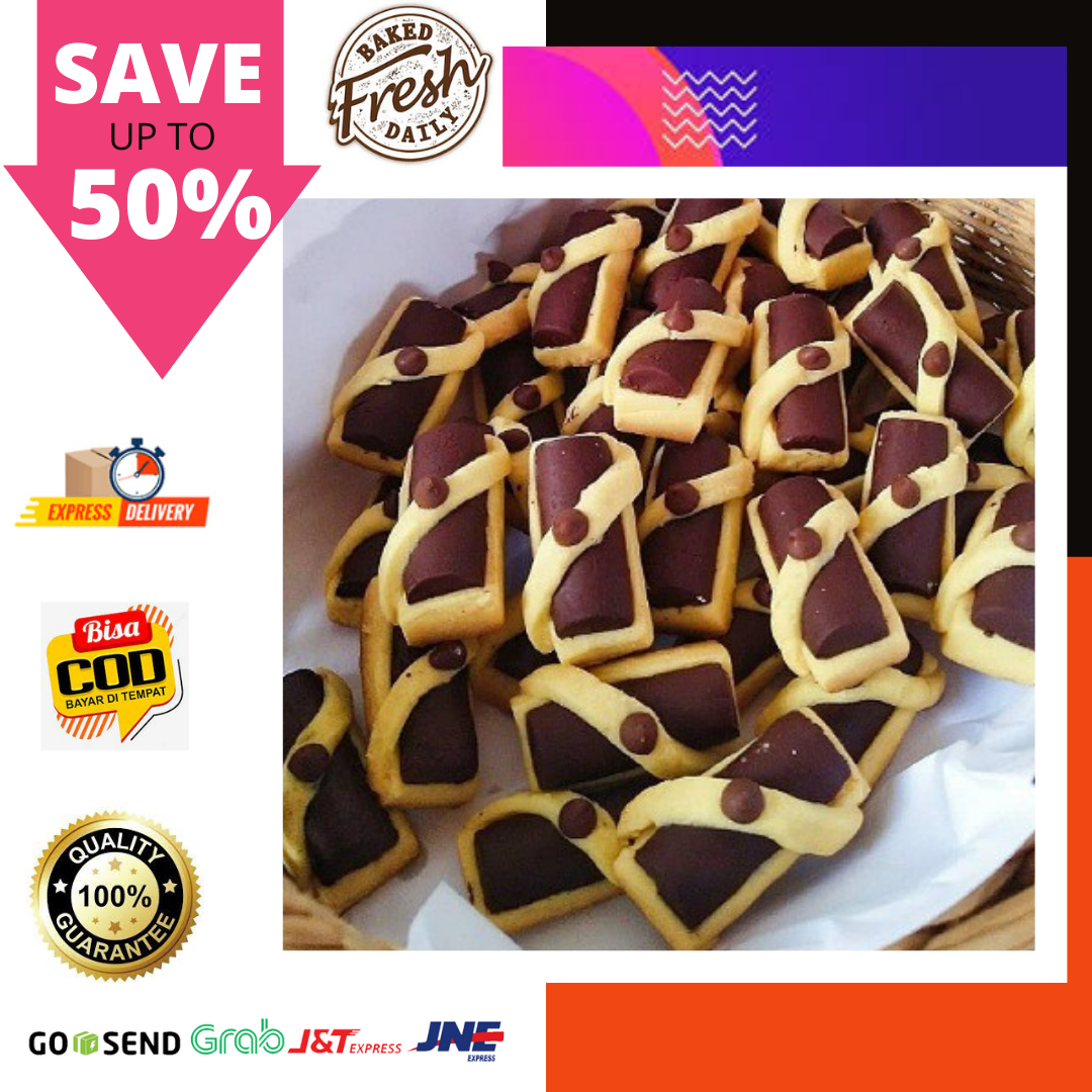 TERLARIS!!! KUE KERING / KUE LEBARAN / KUE COKLAT CHOCO STICK / COKLAT STICK 500 GRAM ENAK MURAH 1/2 Kโฆ