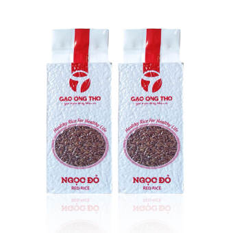 Combo 2 túi Gạo Ông Thọ Ngọc Đỏ (Lứt Đỏ) - Túi 1kg