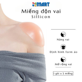 Miếng độn vai nữ, độn vai nam, dán độn vai áo vest bằng silicone, đồ đệm, lót vai áo, nâng cầu vai áo dài, áo blazer.