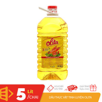 Chai 5L dầu ăn thực vật tinh luyện