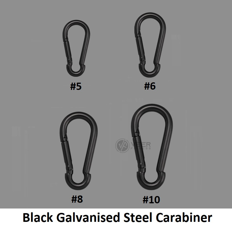 5pcs 304 Stainless Steel Carabiner Carabiner Hook Marine Length