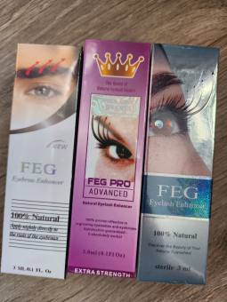 DƯỠNG MI HỒNG XANH F-EG MAX_ HÀNG CHÍNH HÃNG {CHUYÊN SỈ} Combo 3 món: Serum Dưỡng Mi FEG Serum Dưỡng Mày FEG EyeBrow Enhancer