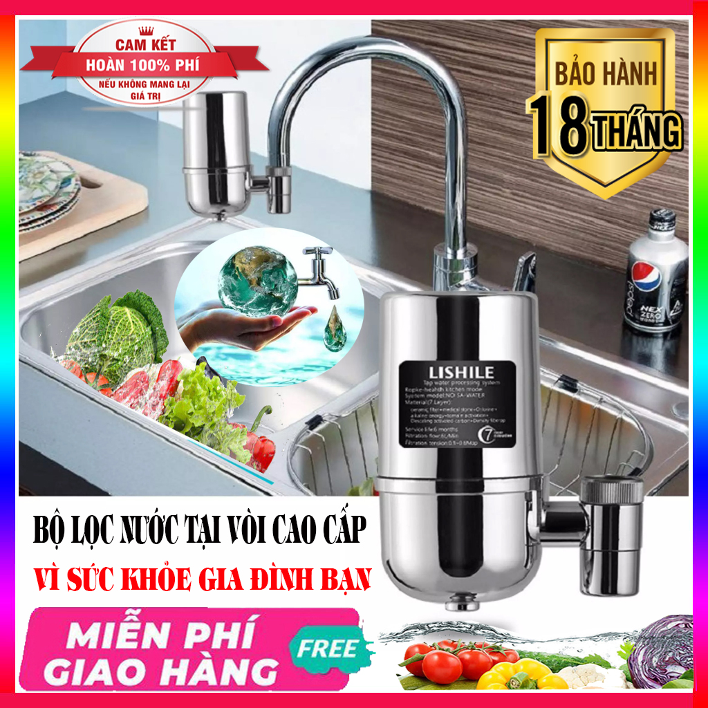 Bộ lọc nước tại vòi 7 lớp lọc Lishile cao cấp thiết bị lọc nước tại vòi, máy lọc nước gia đình, đầu lọc nước tại vòi, bộ lọc nước tại vòi, thiết bị lọc nước tại vòi cao cấp, Máy lọc nước gắn tại vòi dùng để uống