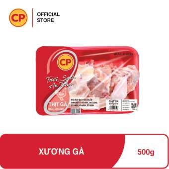CP Xương gà tươi mới mỗi ngày - 500g - Được sản xuất theo tiêu chuẩn 3F. Đảm bảo truy xuất nguồn gốc rõ ràng