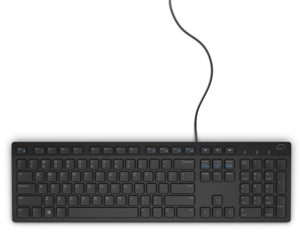 Bàn phím có dây dell kb216 cổng usb - hàng chính hãng