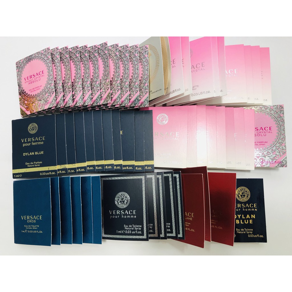 Mẫu thử Vial Nước hoa Versace các mùi