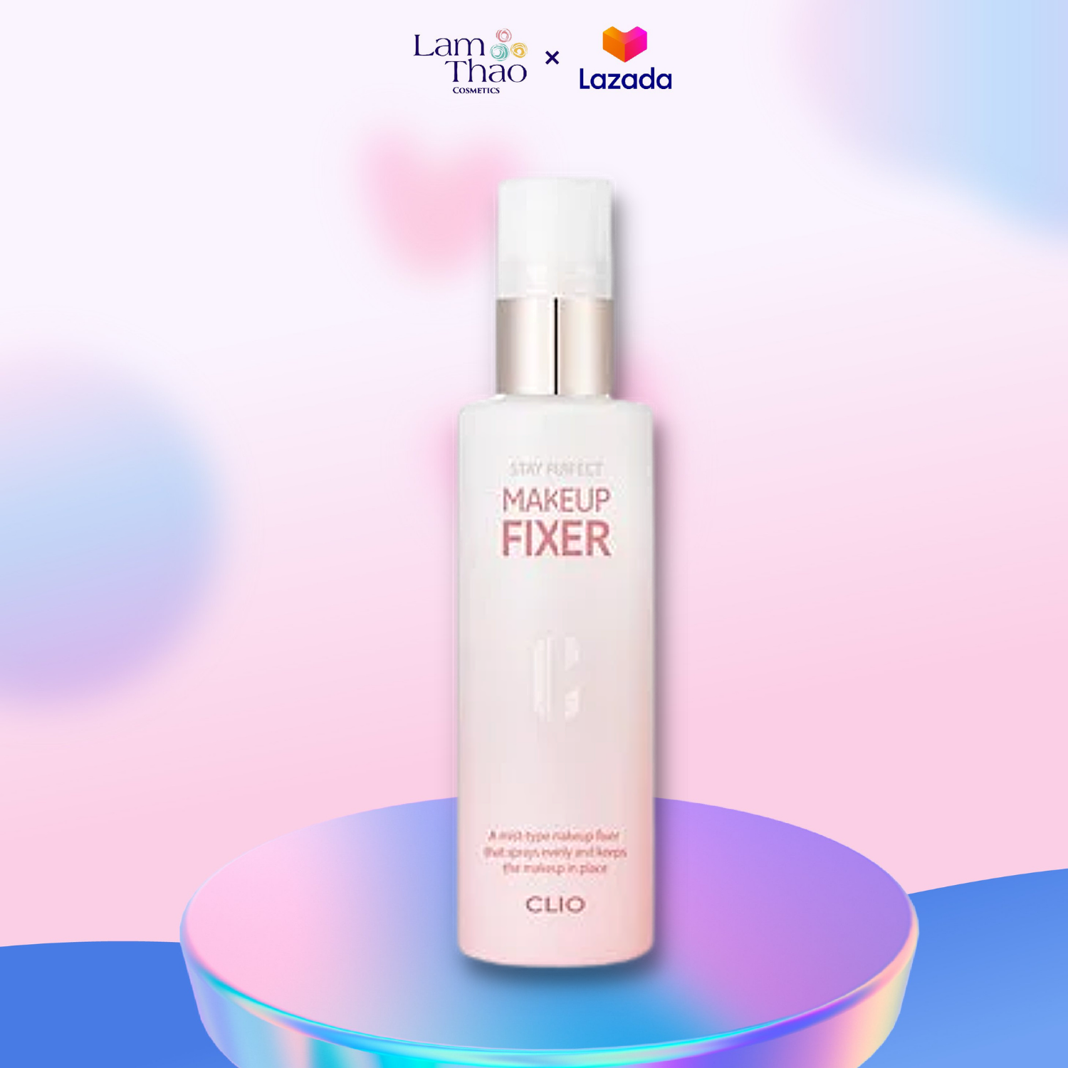 Xịt Khoá Nền Clio Stay Perfect Makeup Fixer