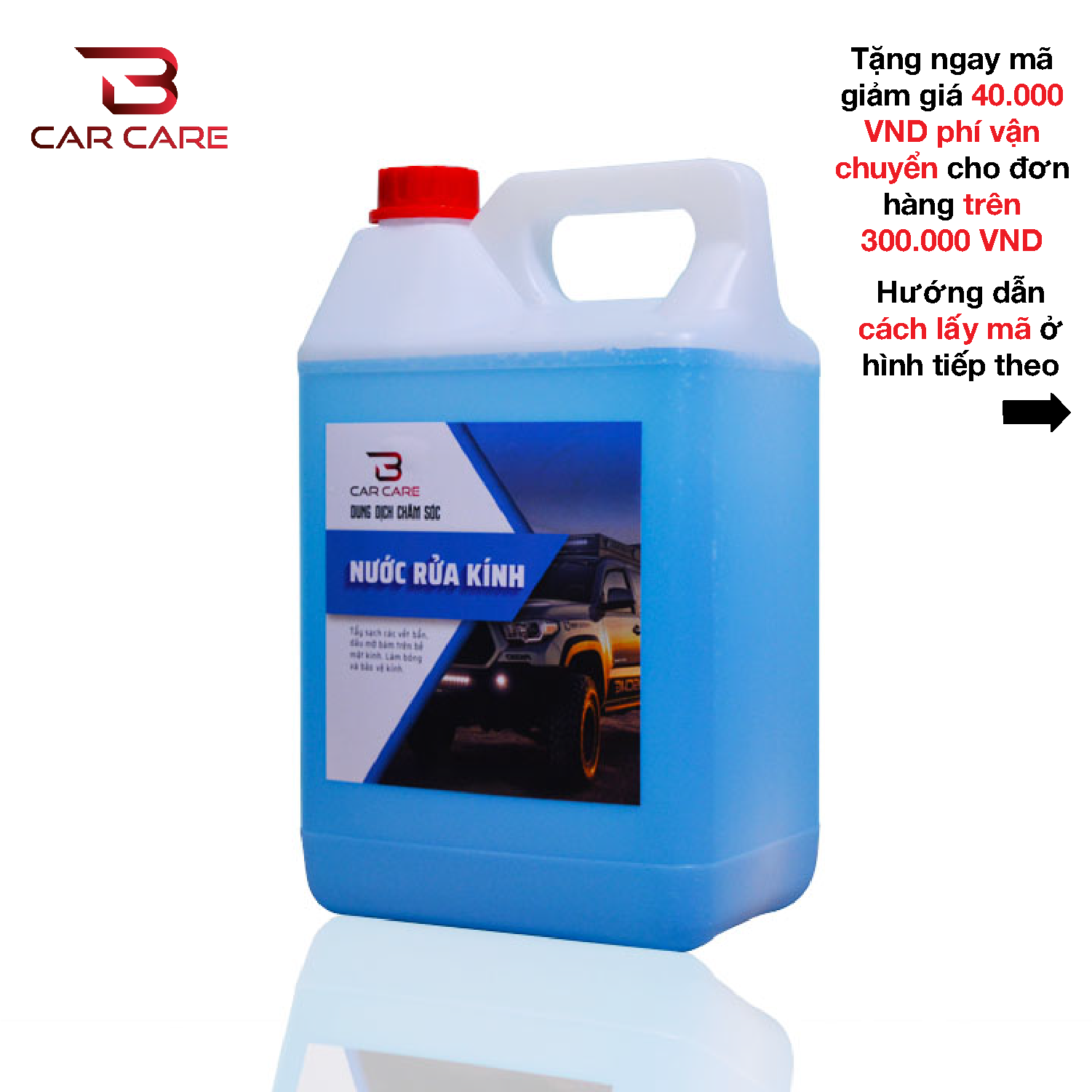 Nước rửa kính xe hơi chuyên dụng