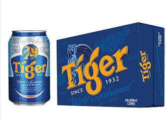 Thùng 24 Lon Bia Tiger 330ml