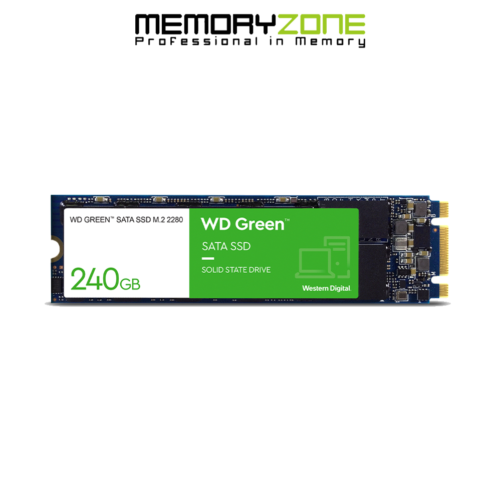 Ổ cứng ssd western digital green 240gb m.2 2280 sata iii wds240g3g0b
