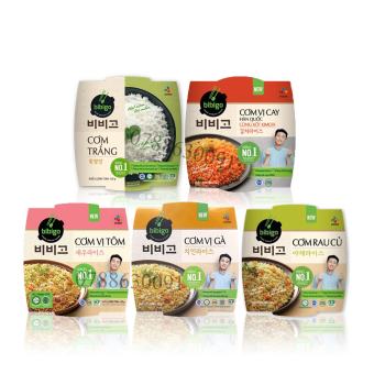 Cơm ăn liền Hàn Quốc Bibigo nhiều vị hộp 160gr