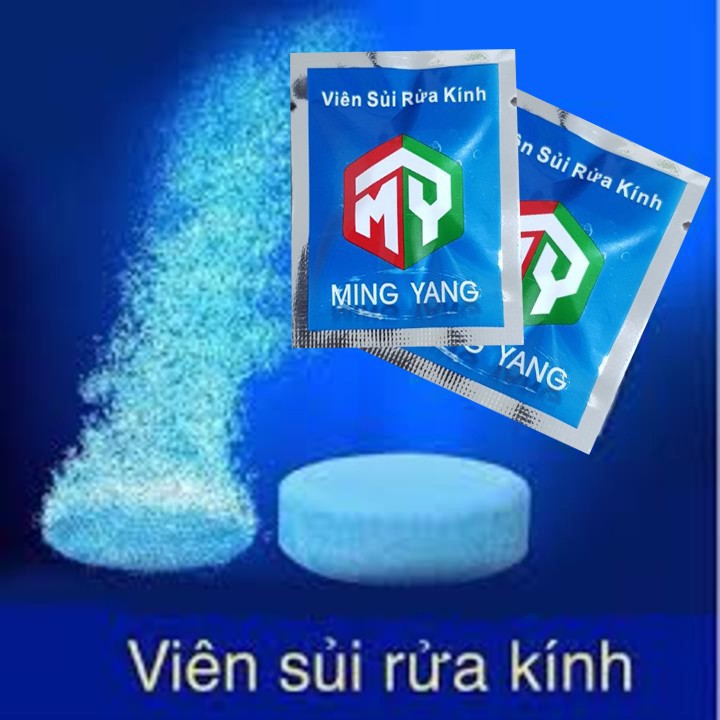 Viên sủi rửa kính ô tô, viên sủi pha nước rửa kính ô tô, 100% chính hãng, chất lượng cao, chuẩn, khogiaxuong, free ship