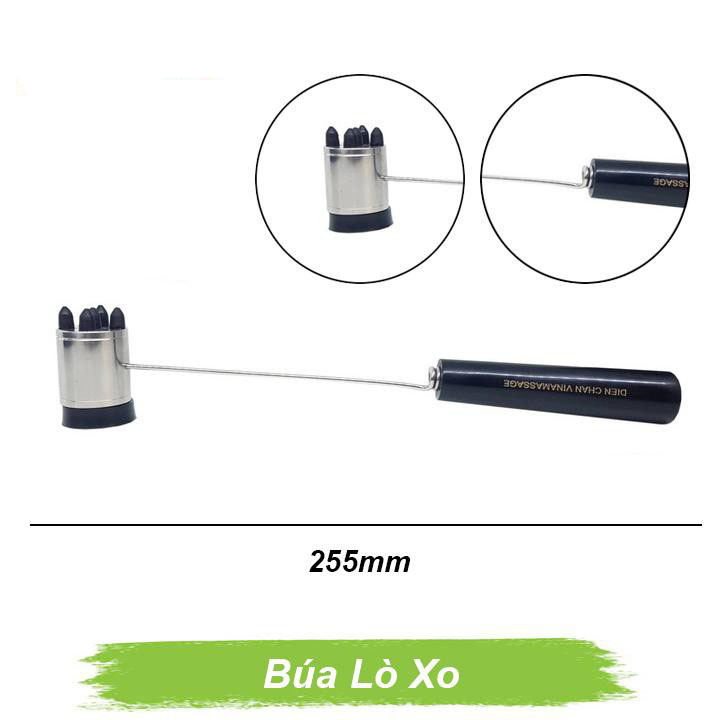 Búa lớn có lò xo - dụng cụ diện chẩn ( cây gậy đấm lưng cầm tay massage chuẩn chống mỏi chân chấn giảm đau cơ khớp, rẻ